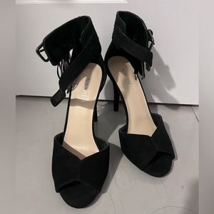 Nice west black suede stiletto